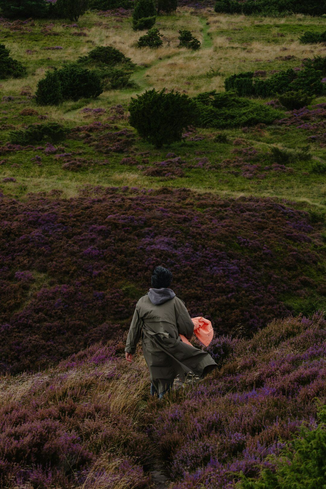 Photographer interviewing a local resident in Denmark