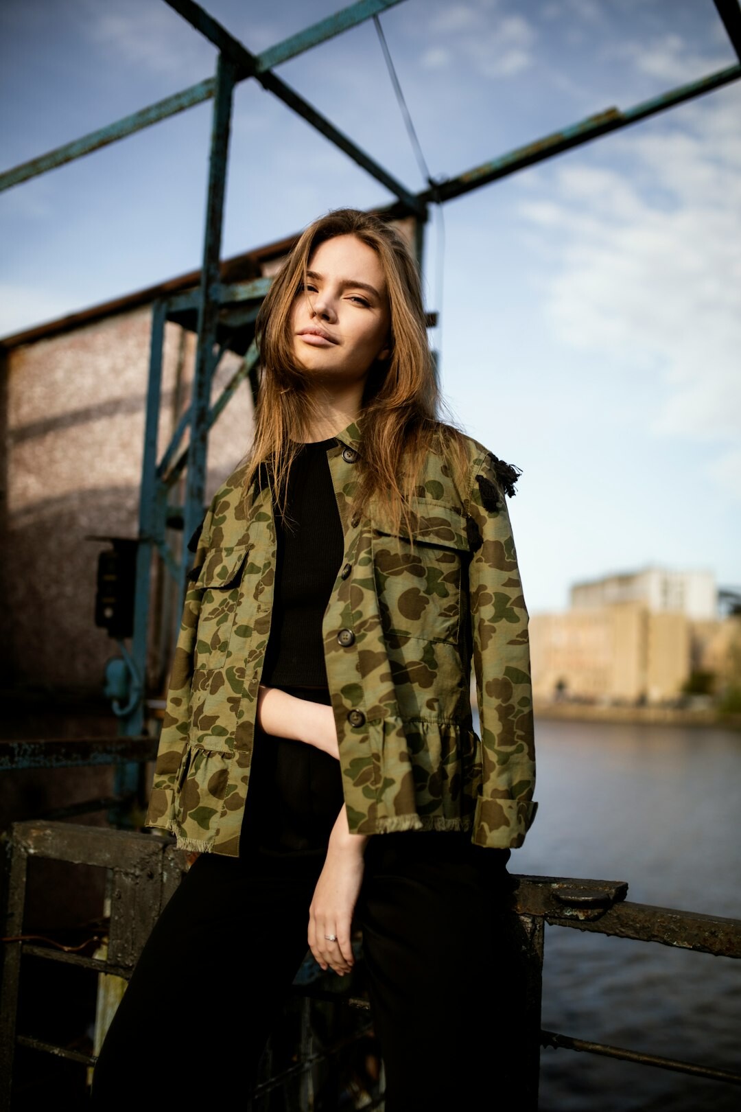 Portrait of a young Danish female photojournalist